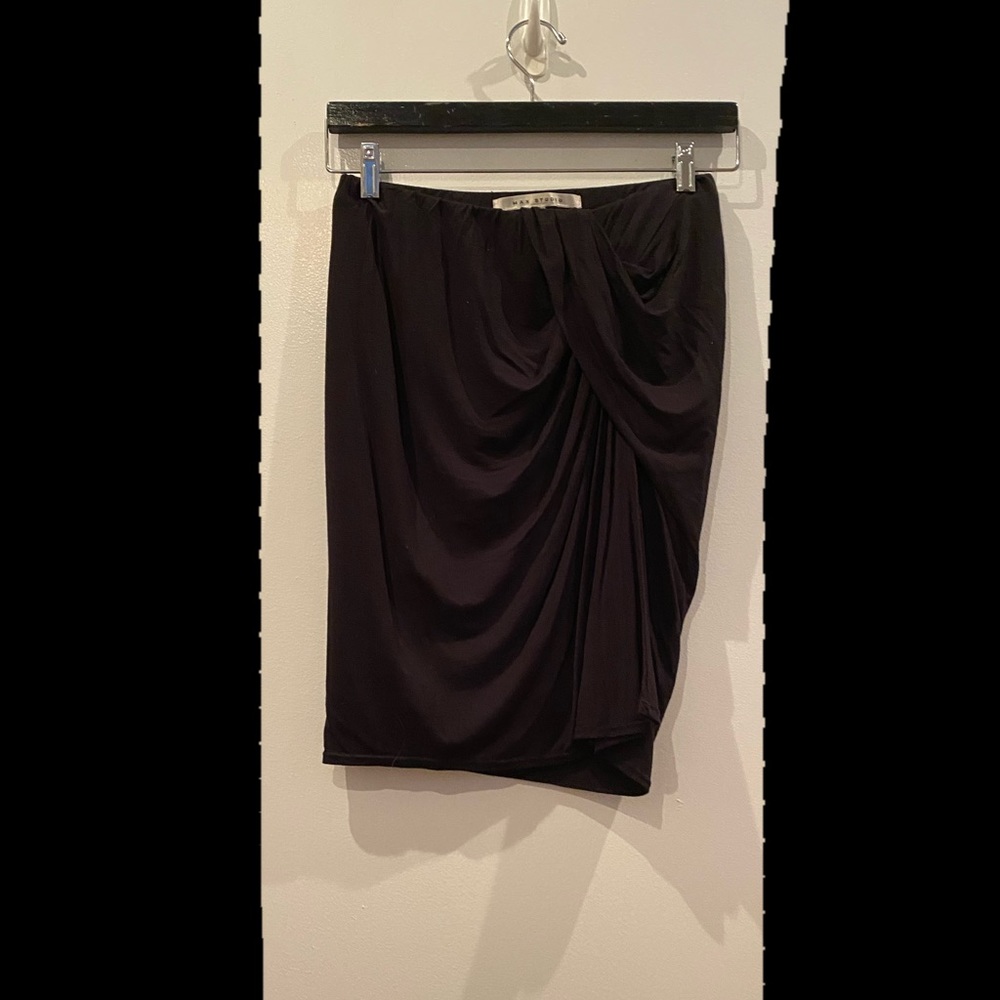 Black Asymmetrical skirt